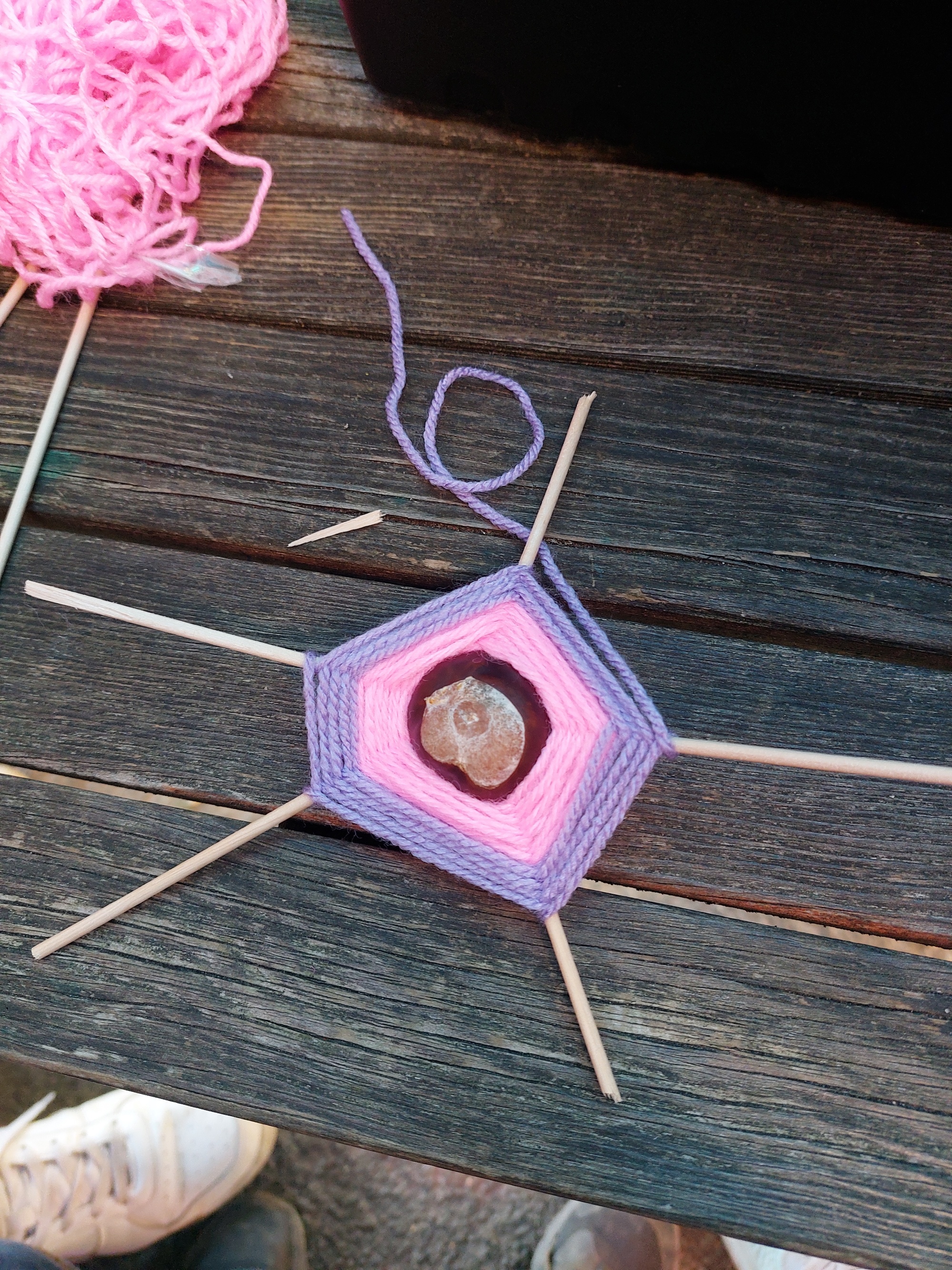 Kastanien Spinnennetz