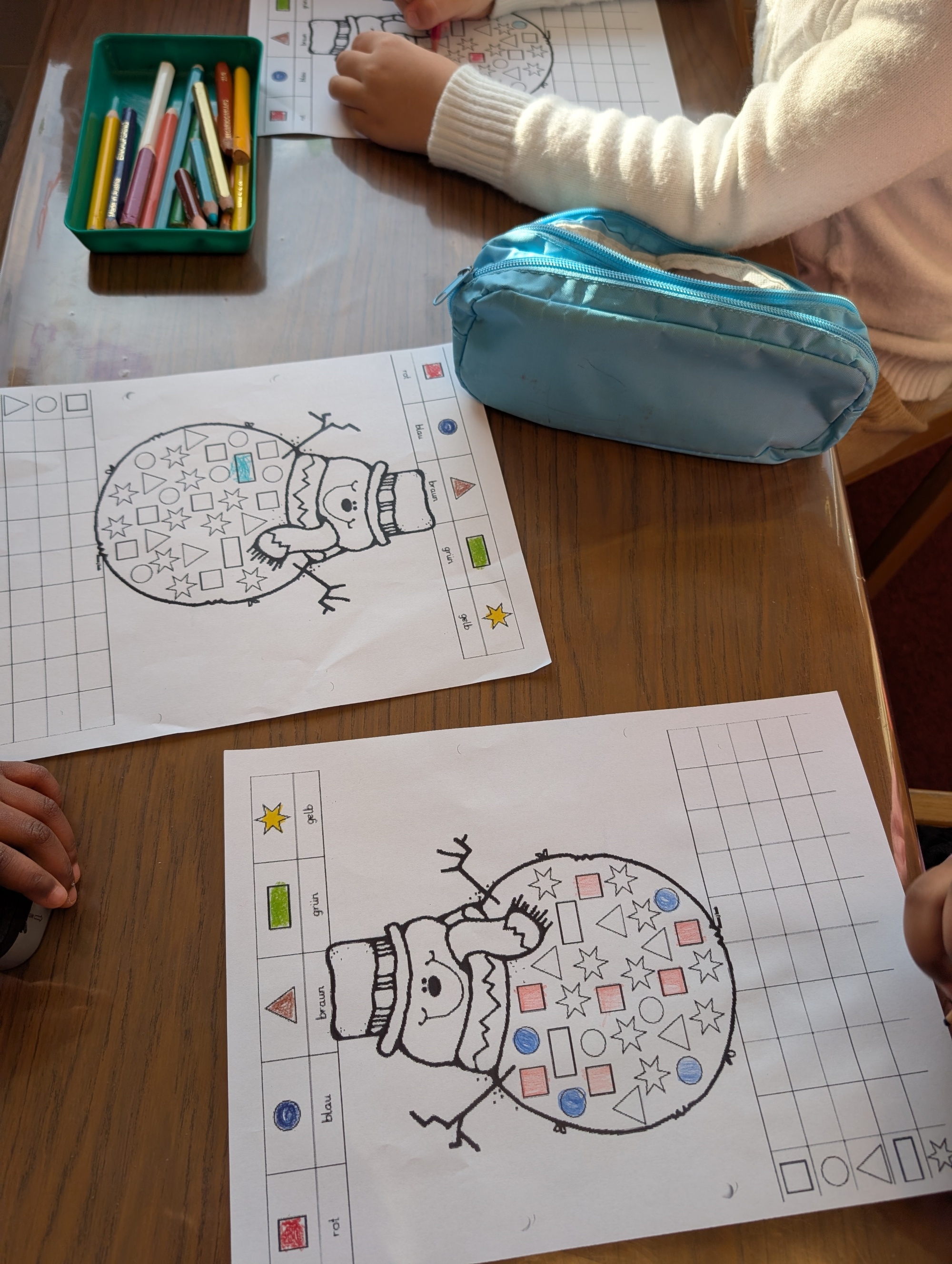 Schneemann Vorschule