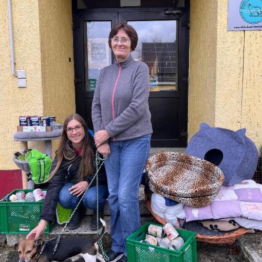 Tierheim Spendenübergabe