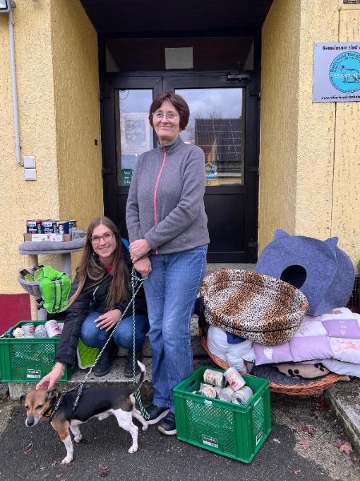 Tierheim Spendenübergabe
